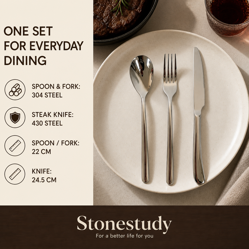 304 spoon fork and steak knife specifications