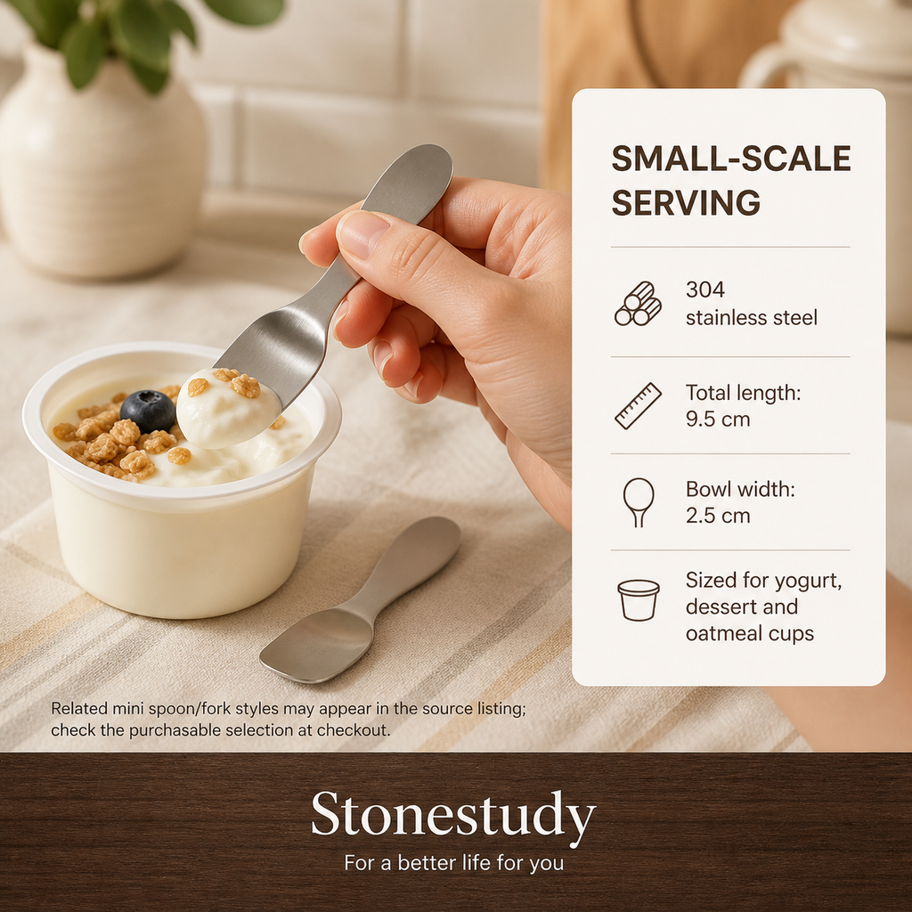 Mini dessert spoon dimensions and use cases