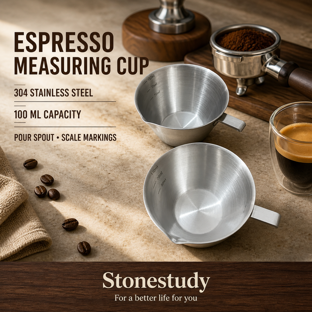 304 stainless steel espresso measuring cup