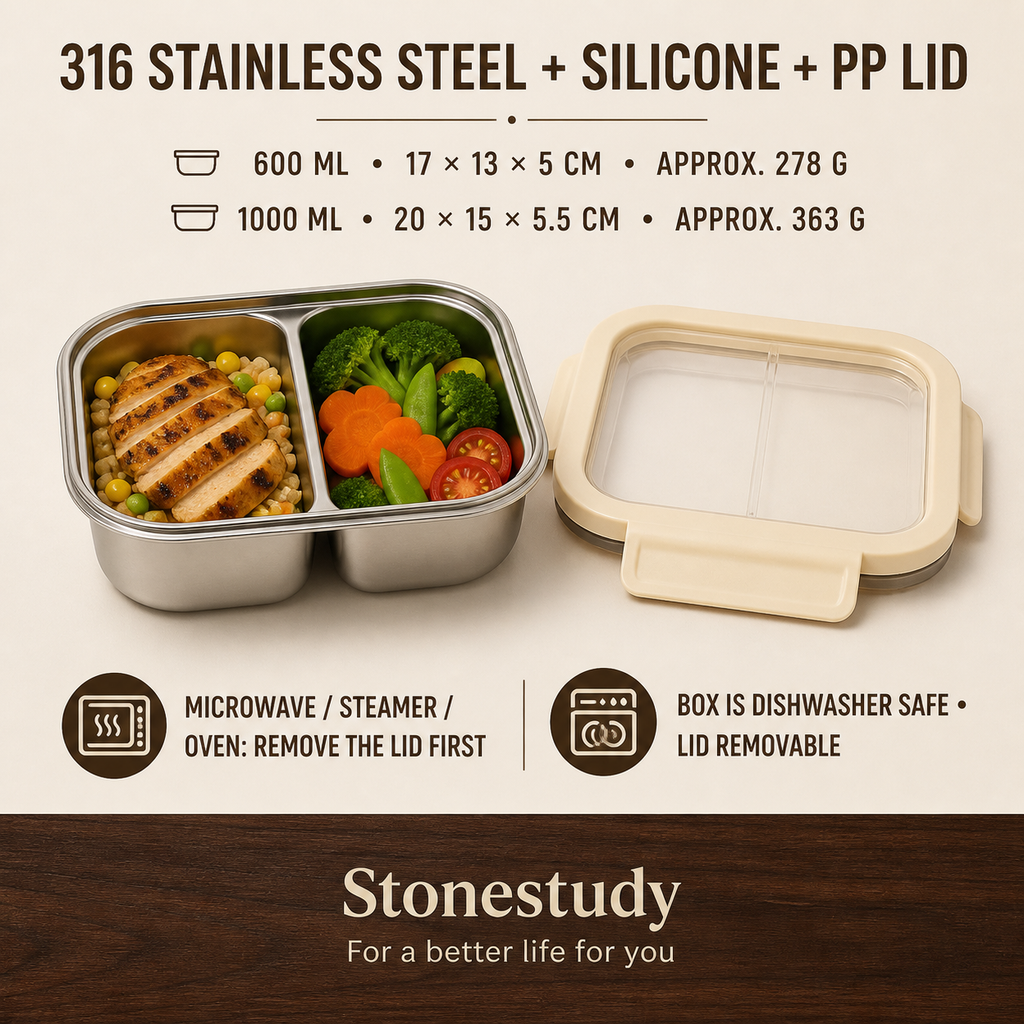 meal prep box sizes removable lid and heating guidance