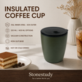 olive green 316L insulated coffee cup