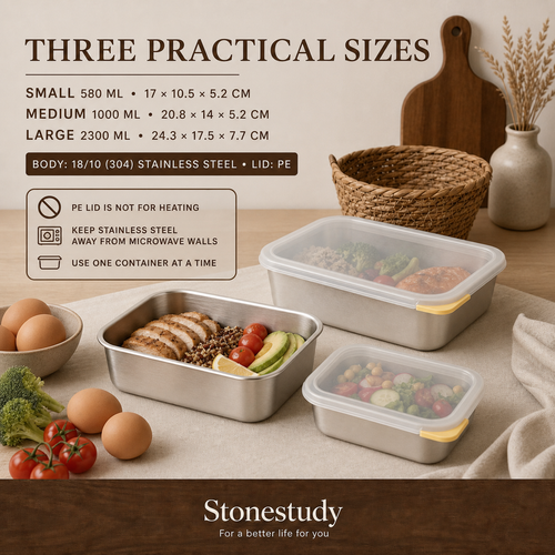 Food container sizes and heating safety