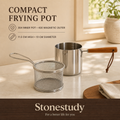 Compact Stainless Steel Frying Pot — main product image