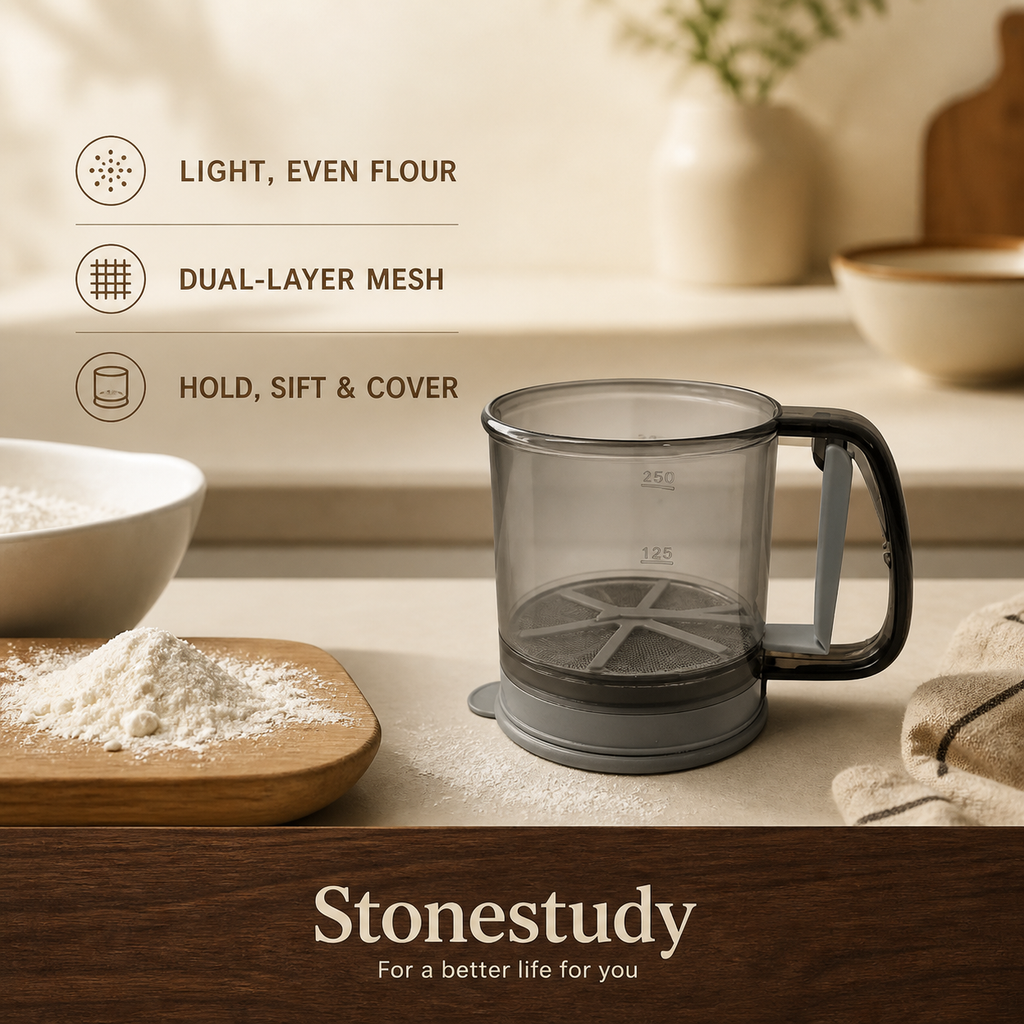 Dual-Layer Flour Sifter — product detail image