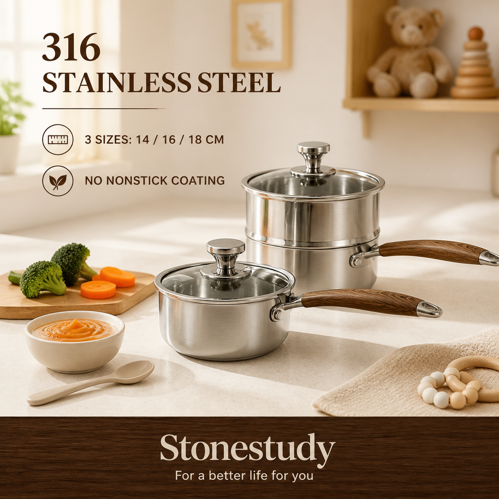316 stainless steel baby saucepan hero