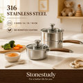 316 stainless steel baby saucepan hero