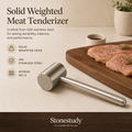 solid weighted 304 stainless steel meat tenderizer hero
