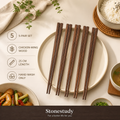 5-pair chicken-wing wood chopstick set hero